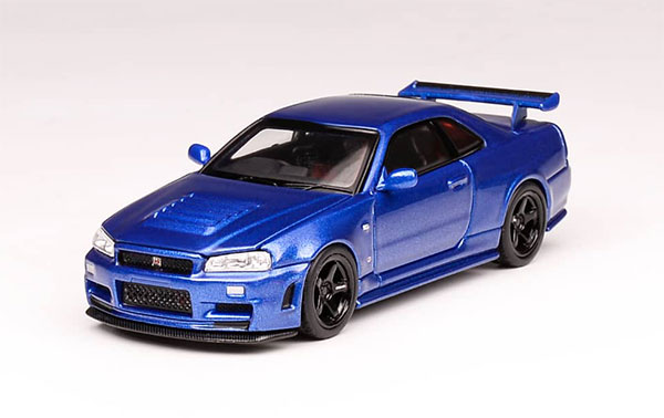 1/64 NISMO R34 GT-R Z-tune Bayside Blue[MOTORHELIX]《12月