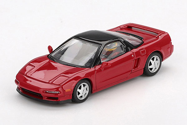 1/64 Honda NS-X プロトタイプ ミッドシップスポーツ 1989 アイルトン・セナ フィギュア付(左ハンドル)[MINI GT]《０９月予約》