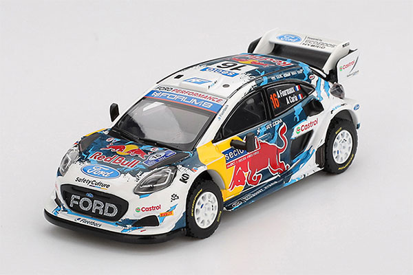 1/64 フォード Puma Rally1 ラリー・フィンランド 2024 3位入賞車 #16 M-Sport Ford WRT(左ハンドル)[MINI GT]《０９月予約》