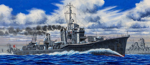 1/700 日本海軍 駆逐艦 霞 天一号作戦時 プラモデル（再販）[ピットロード]《発売済・在庫品》