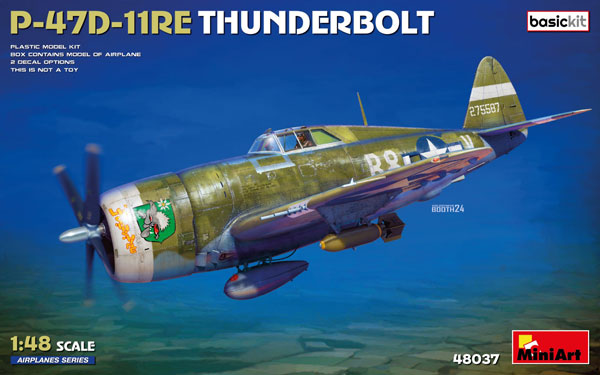 1/48 P-47D-11RE サンダーボルト ベーシックキット プラモデル