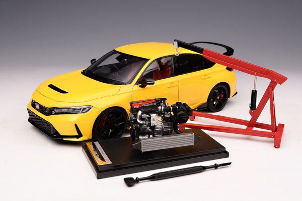 1/18 ホンダ シビック タイプR FL5 Sunlight Yellow[MOTORHELIX]