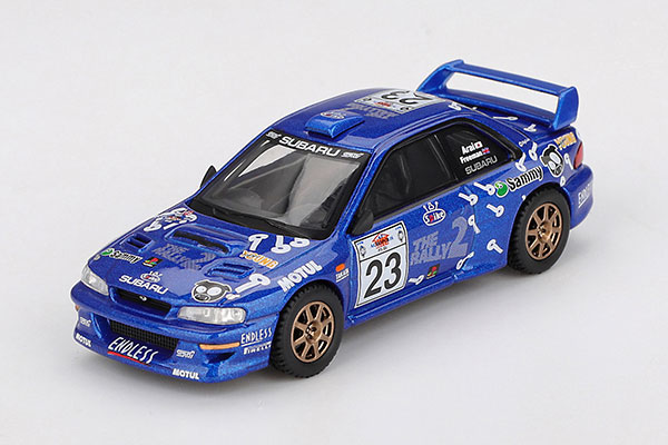 1/64 スバル インプレッサ WRC99 アクロポリス・ラリー 2000 #23(左ハンドル)[MINI GT]《１０月予約》