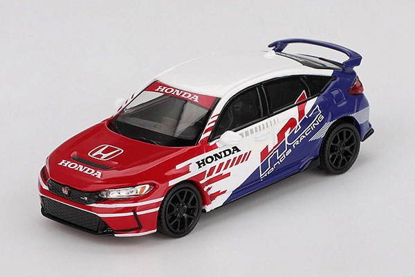 1/64 Honda シビック Type R 2024 ペースカー HRC(左ハンドル)[MINI GT]