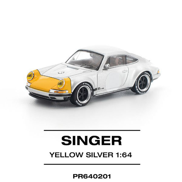 1/64 シンガー 911 SCCS オマージュ イエロー/シルバー[POP RACE]