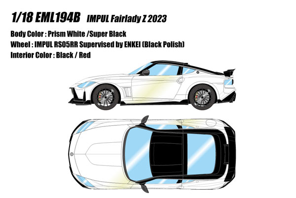 ニッサン　フェアレディZ　プリズムホワイト/スーパーブラック　数量限定商品 日産 純正 フェアレディ Z ( プリズムホワイト / スーパー