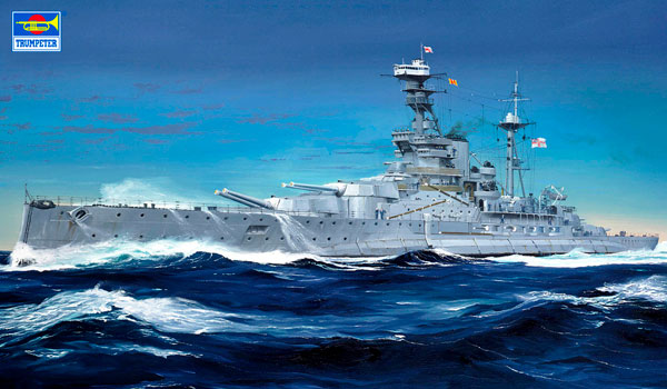 1/350 イギリス海軍 戦艦 HMS ロイヤル・オーク プラモデル