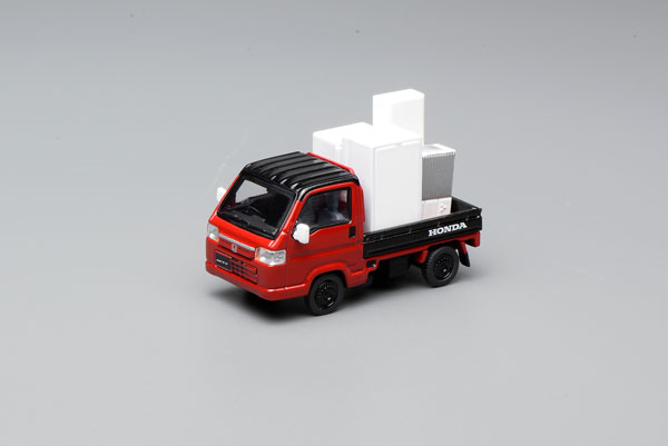 1/64 Honda ACTY Truck Town Spirit Color Style FlameRed × Black[MOTORHELIX]