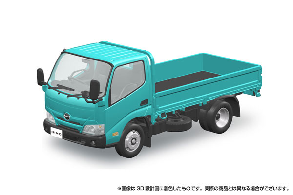 楽プラ スナップキット No.23-TE 日野 デュトロ 平ボデー(ターコイズ) プラモデル[アオシマ]《１２月予約》