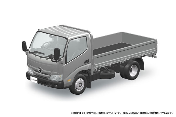 楽プラ スナップキット No.23-SR 日野 デュトロ 平ボデー(シルバー) プラモデル[アオシマ]《１２月予約》