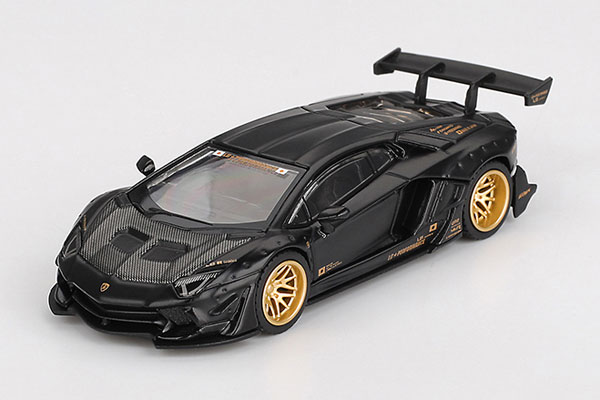 1/64 LB★WORKS ランボルギーニ アヴェンタドール リミテッドエディション マットブラック(左ハンドル)[MINI GT]《１１月予約》