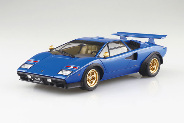 ザ・スーパーカー No.18 1/24 ’76 ウルフ・カウンタック Ver.2 プラモデル[アオシマ]《１１月予約》