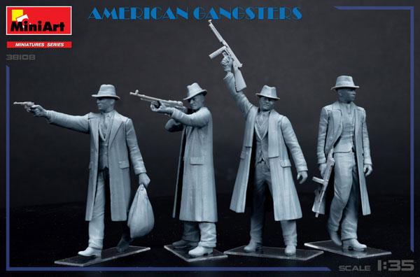 1/35 アメリカンギャングスタ― プラモデル[ミニアート]
