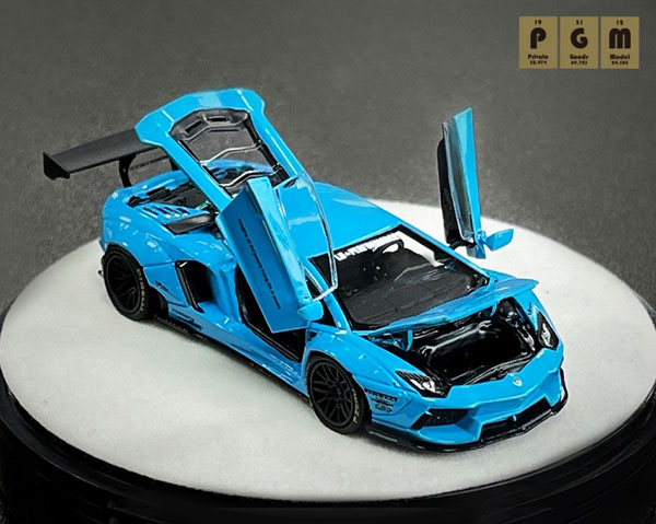 1/64 LBWK LP700-4 BB Blue- Rotating display ※回転台座バージョン[PGM]《０１月仮予約》