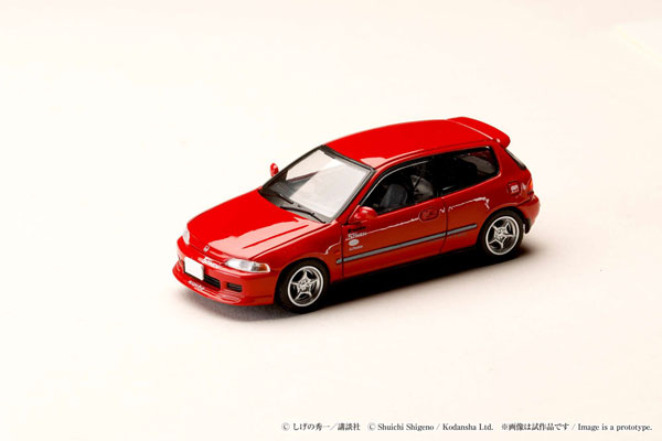 1/64 Honda CIVIC (EG6) 妙義 Night Kids / 頭文字D 庄司慎吾 VS