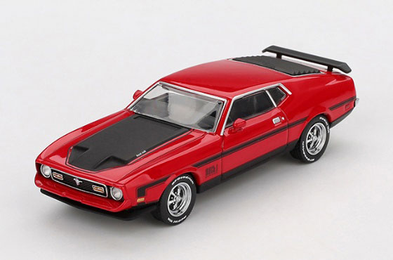 1/64 フォード マスタング マッハ1 1971 レースレッド(左ハンドル