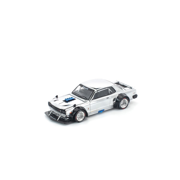 1/64 スカイライン GT-R V8 ドリフト(ハコスカ)シルバークローム[POP