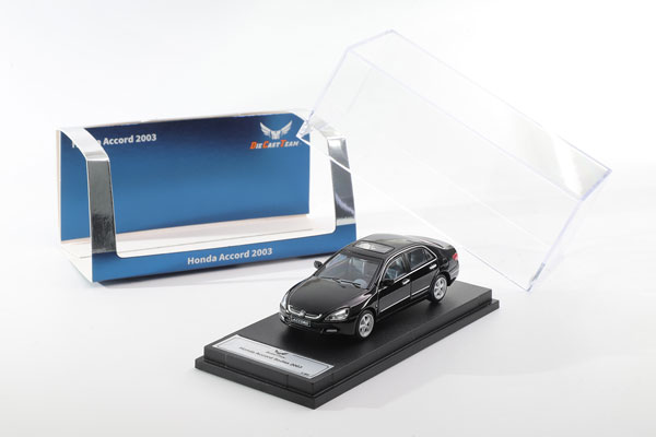 1/64 Honda Accord 2003 (LHD) ブラック[ダイキャストチーム]《０４月予約》