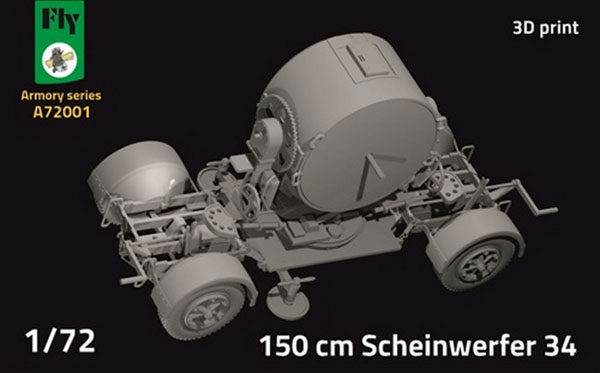 1/72 WW.II ドイツ SW-34 150cmサーチライトw/Sd.Anh.104 トレーラー プラモデル[フライ]《１０月予約》