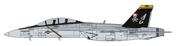 1/48 F/A-18F スーパー ホーネット “VFA-103 ジョリー ロジャース SANTA 2015” プラモデル[ハセガワ]《１２月予約》