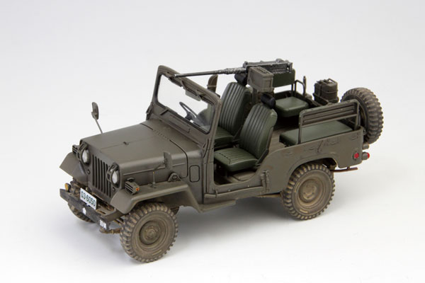 1/35 陸上自衛隊 73式小型トラック (機関銃装備) プラモデル 