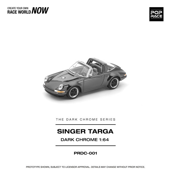 1/64 SINGER TARGA DARK CHROME[POP RACE]《０３月予約》