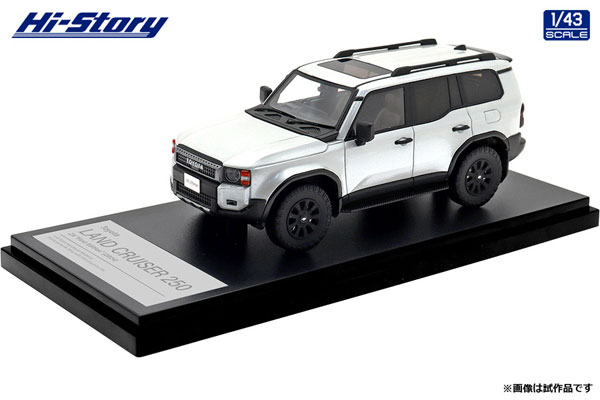 トヨタ ランドクルーザー 250 プラチナホワイトパールマイカ ミニカー 1/43 Toyota LANDCRUISER 250 ZX “First Edition” (2024