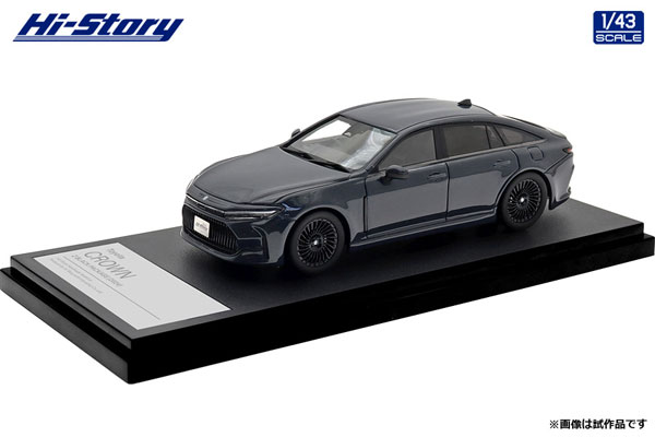 1/43 Toyota CROWN Z BLACK PACKAGE (2024) マッシブグレー[ハイストーリー]《１１月予約》