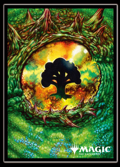 マジック：ザ・ギャザリング プレイヤーズカードスリーブ MTGS-352『タルキール：龍嵐録』≪森≫ パック[エンスカイ]《０１月予約》