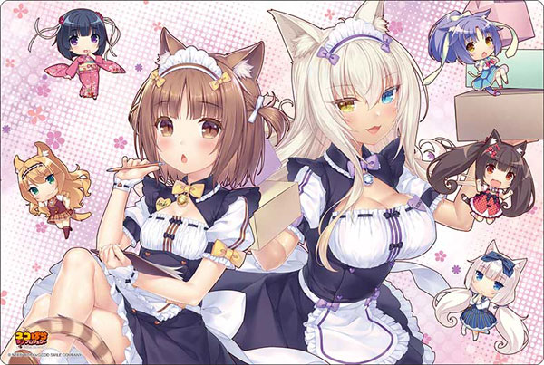 ブシロード ラバーマットコレクション V2 Vol.1966 ネコぱら ラブプロジェクト『アズキ＆ココナツ』[ブシロード]《０３月予約》