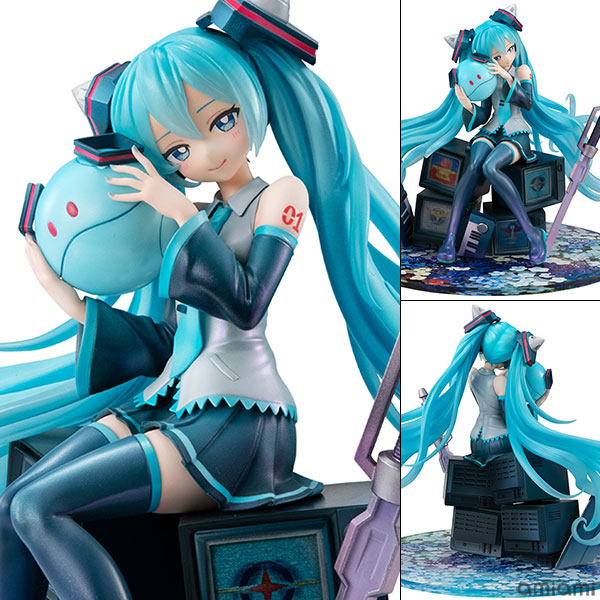 【限定販売】Lucrea(ルクリア) 機動戦士ガンダム45周年×初音ミク 初音ミク×ダブルオーガンダム 1/7 完成品フィギュア[メガハウス]《０９月予約》