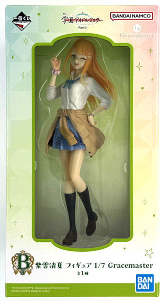 【中古】(本体A/箱B)一番くじ 学園アイドルマスター Part3 B賞 紫雲清夏 フィギュア 1/7 Gracemaster (プライズ)[BANDAI SPIRITS]《発売済・在庫品》