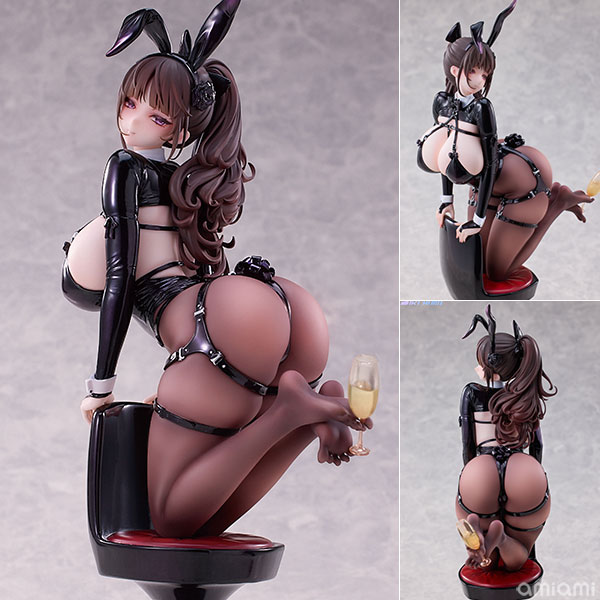 【特典】シャンパンとバニーガール・ローゼ 黒ストッキングVer. 1/6 完成品フィギュア