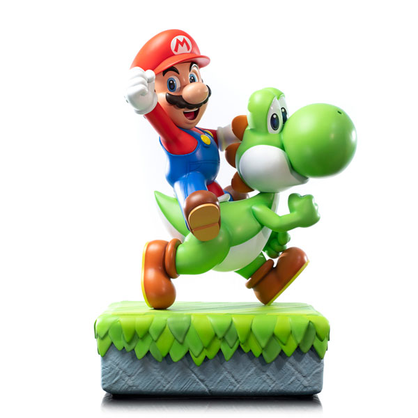 スーパーマリオシリーズ/ マリオ＆ヨッシー スタチュー[First 4 Figures]【同梱不可】【送料無料】《０９月仮予約》