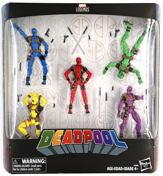【中古】(本体A/箱B)マーベル・コミック ハズブロ アクションフィギュア 3.75インチ レジェンド 5パック デッドプール＆マークス・フォー・マネー(デッドプール・フェス2018限定)[ハズブロ]《発売済・在庫品》