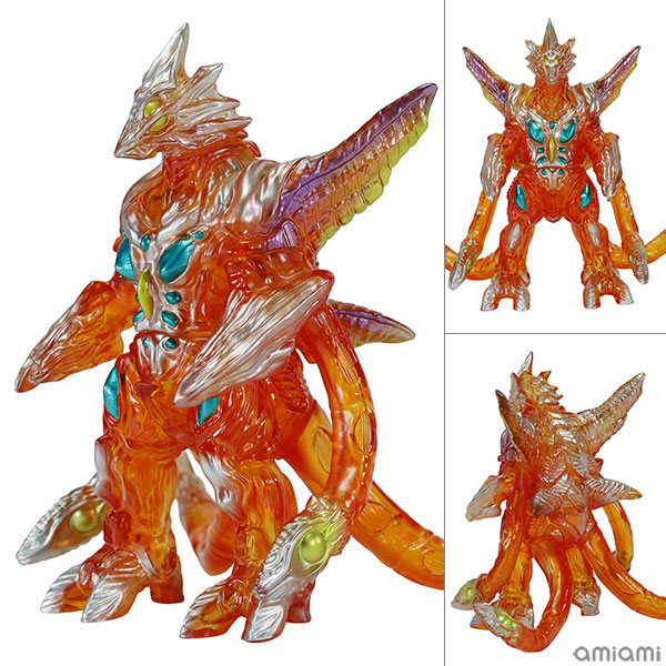 ミドルサイズシリーズ ガメラ 第8弾 イリス クリアオレンジ Ver. 完成