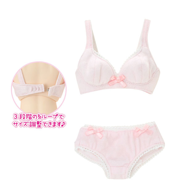 1/3スケール用 50 シンプルブラ＆ショーツII ピンク (ドール用)[アゾン]《発売済・在庫品》