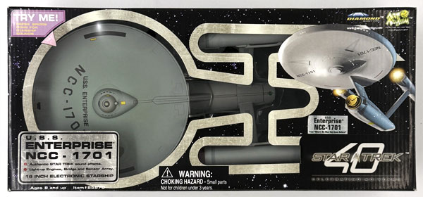 スタートレック U.S.S. ENTERPRISE NCC-1701 16 INCH ELECTRONIC STARSHIP