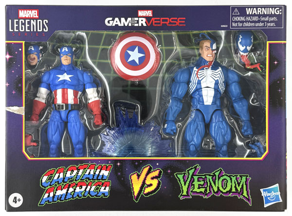 【中古】(本体B/箱B)マーベル・レジェンド 6インチ・アクションフィギュア ゲーマーバース キャプテン・アメリカ VS ヴェノム[ハズブロ]《発売済・在庫品》