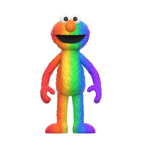 リ・アクション 3.75インチ・アクションフィギュア『セサミストリート』エルモ(レインボー)[スーパー7]《発売済・在庫品》