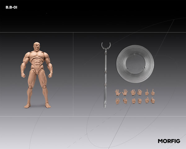 男性素体 ミディアムスキン 1/12 完成品アクションフィギュア