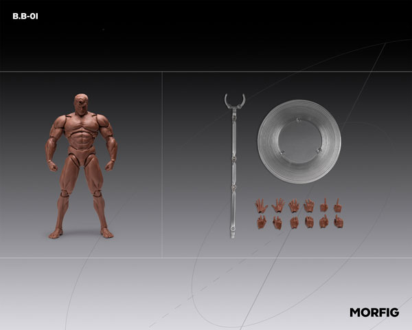 男性素体 ダークスキン 1/12 完成品アクションフィギュア