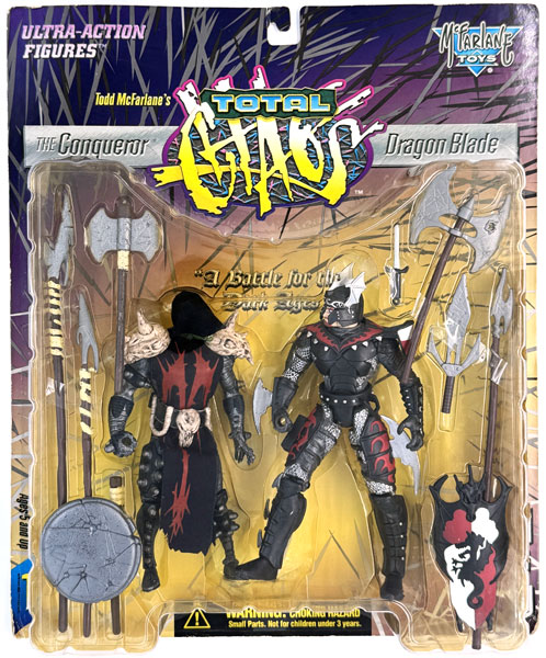 【中古】(本体A/箱B)TOTAL CHAOS ウルトラアクションフィギュア ドラゴン・ブレードVSカンカラー[マクファーレントイズ]《発売済・在庫品》