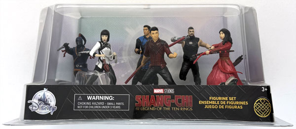 【中古】(本体A/箱B)SHANG-CHI FIGURINE SET (6体セット)[ディズニーストア]《発売済・在庫品》