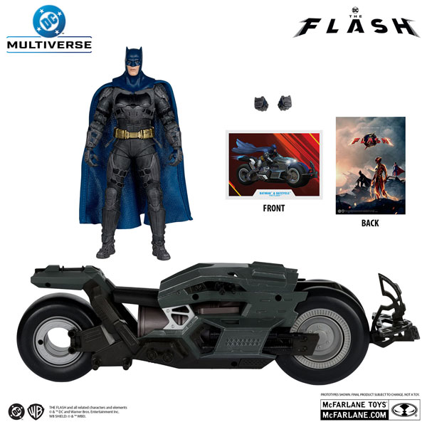 DCコミックス DCマルチバース ビークル バットマン＆バットサイクル