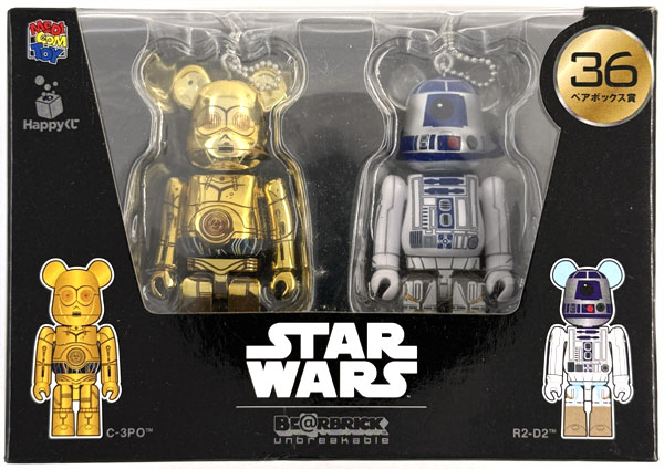 Happyくじ 「STAR WARS」 BE＠RBRICK ペアボックス賞 36.C-3PO＆R2-D2