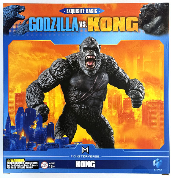 【中古】(本体C/箱B)エクスクイジット ベーシック ゴジラvsコング コング アクションフィギュア[ハイヤトイズ]《発売済・在庫品》