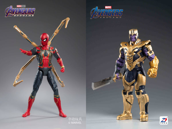 14インチフィギュアシリーズ 2体セット - スパイダーマン＆サノス[ZD