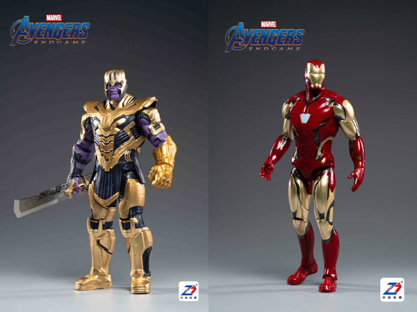 14インチフィギュアシリーズ 2体セット - アイアンマン＆サノス[ZD Toys]《０３月仮予約》