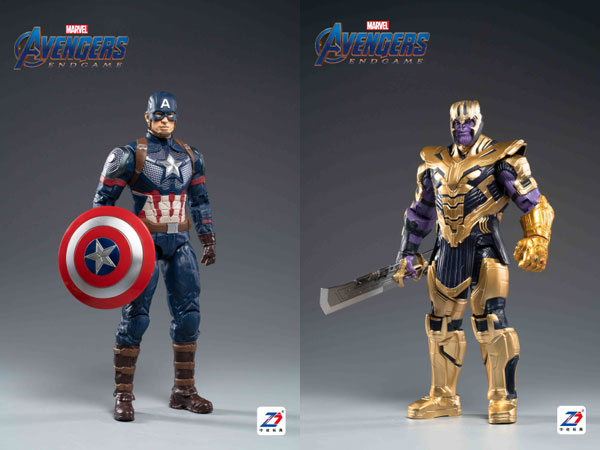 14インチフィギュアシリーズ 2体セット - キャプテンアメリカ＆サノス[ZD Toys]《０３月仮予約》